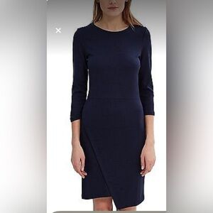 NWT Esprit Navy Blue Jersey Knit Dress Size XXL